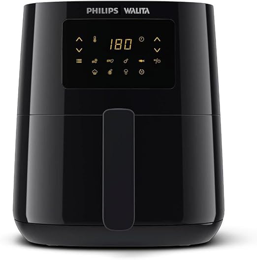 hilips Walita Fritadeira Airfryer Digital Série 3000, Preta, 4.1L de capacidade, Garantia internacional de dois anos, 127V, 1400W