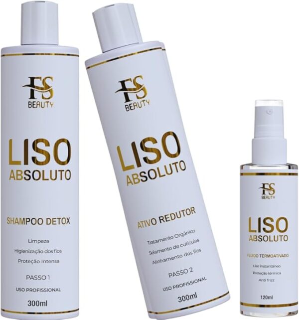 Progressiva Sem Formol Orgânica + Protetor Térmico Fs Beauty