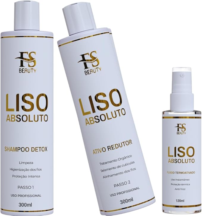Progressiva Sem Formol Orgânica + Protetor Térmico Fs Beauty