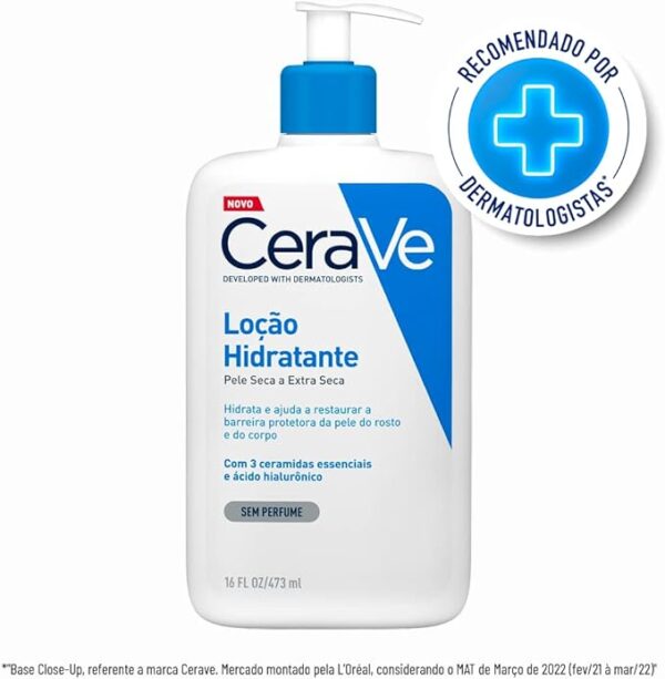 CeraVe, Loção Hidratante Corporal, com textura Fluida e Ácido Hialurônico - Image 2