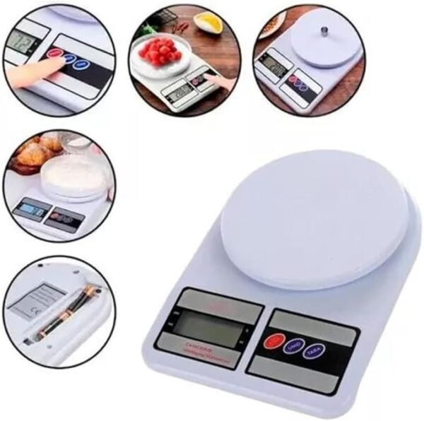 Balanca Digital Cozinha 1g a 10kg Fitness Alta Precisao Casa Comida Saude - Image 2