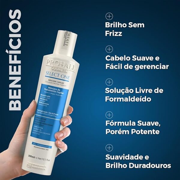 Prohall Select One Progressiva 300Ml Original - Progressiva Sem Formol - Image 3