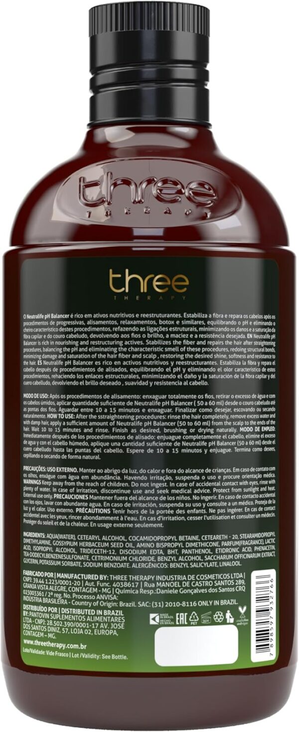 Kit Progressiva Nanoplástia Alisamento Extremo sem Formol e Shampoo Para Recuperação Pós-química Neutralife - Image 3