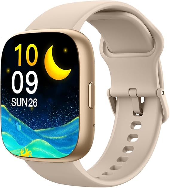 SmartWatch, relogio smartwatch com Ecrã tátil e Alexa, à prova d'água IP68, relogio smartwatch feminino e masculino, com modo esportivo e recebimento de notificações (rosa)